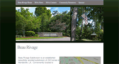 Desktop Screenshot of beaurivagemandeville.com